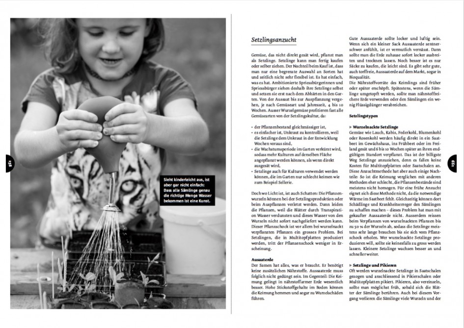 Grundlegende Gartentechniken kommen im Buch nicht zu kurz