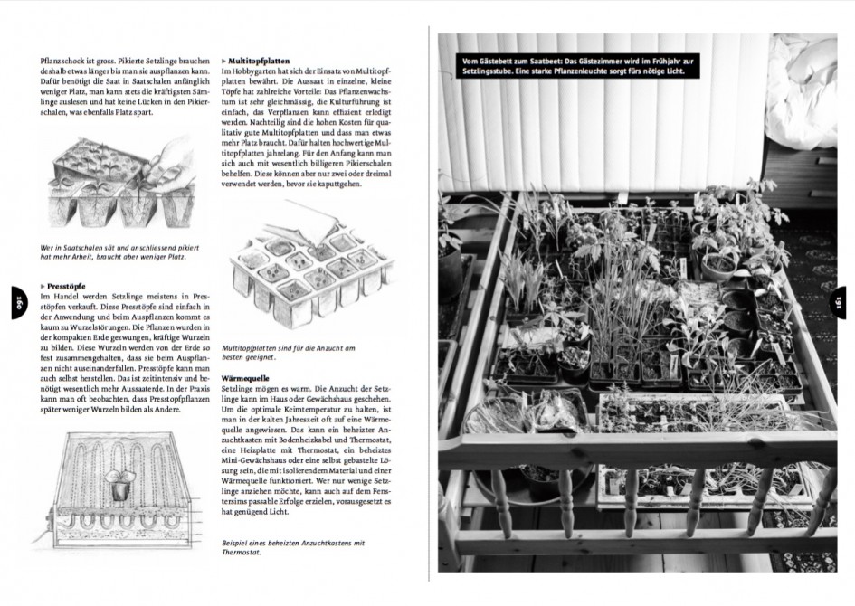 Viele Arbeitsschritte werden illustriert um sie noch verständlicher zu machen